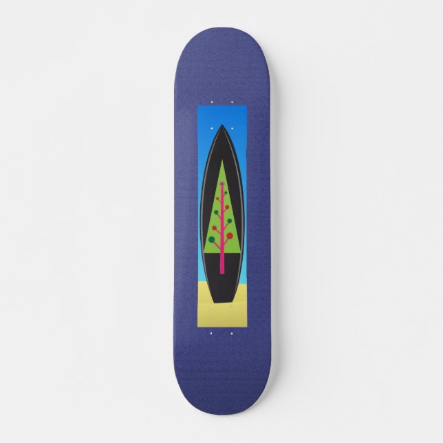 Skateboard de árbol de Navidad (Anverso )