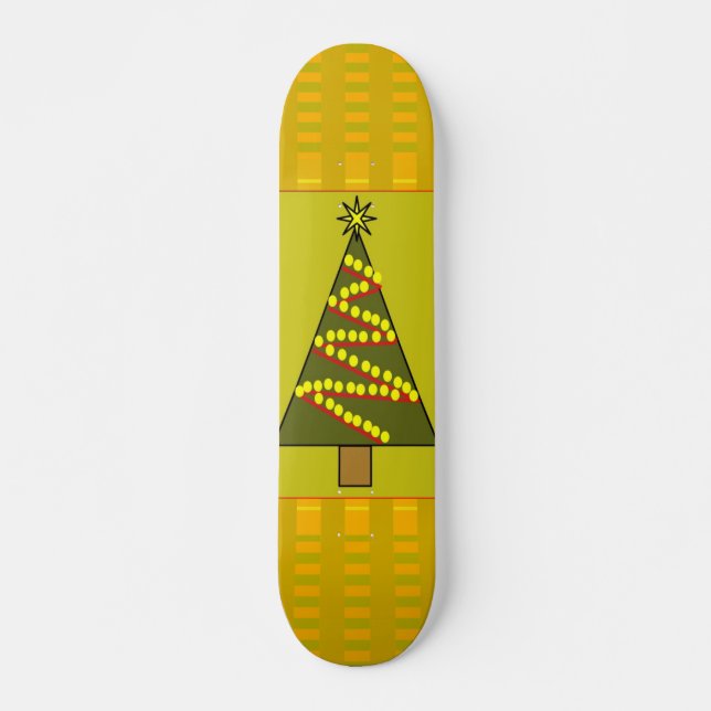 Skateboard de árbol de Navidad (Anverso )