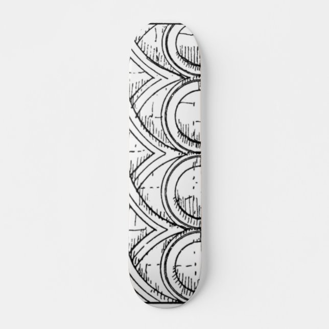 Skateboard de arquitectura medieval (Anverso )