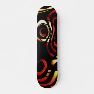 Skateboard de arte abstracto