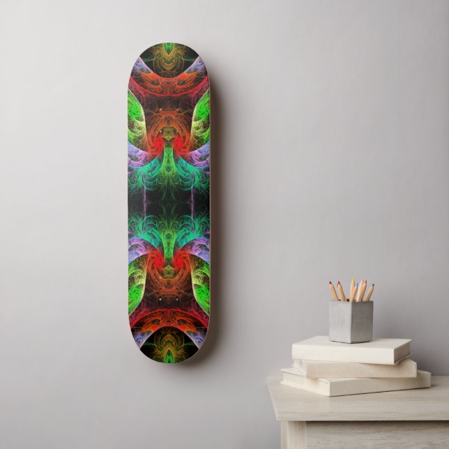 Skateboard de arte abstracto de carnaval (Arte de la pared)