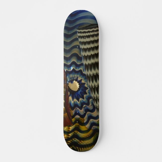 Skateboard de arte de cristal (Anverso )