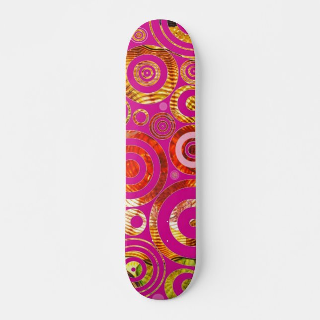 Skateboard de arte de cristal (Anverso )