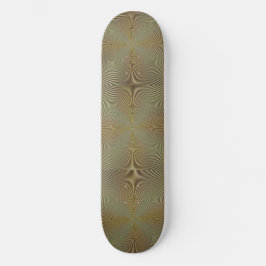 Skateboard de arte fractal