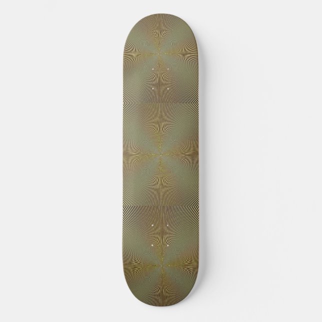 Skateboard de arte fractal (Anverso)
