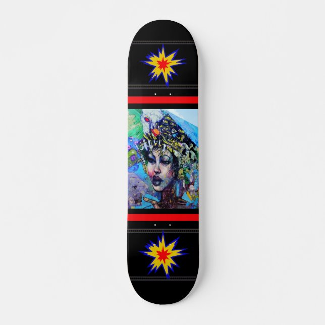 Skateboard de arte LA (Anverso )