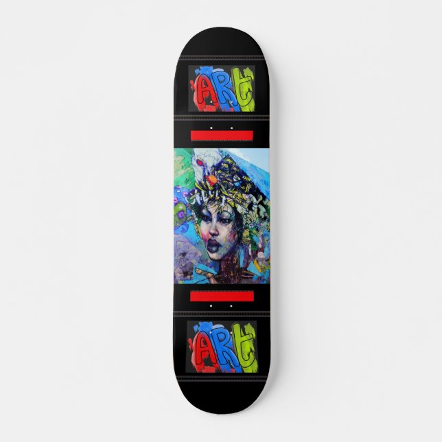Skateboard de arte LA (Anverso )