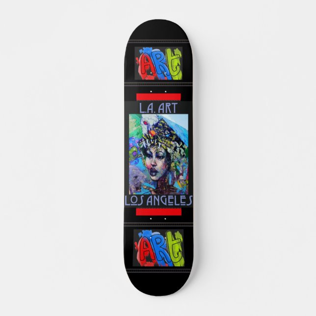 Skateboard de arte LA (Anverso )