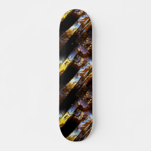 Skateboard de Arte Metalizado 2-3 Sci-Fi