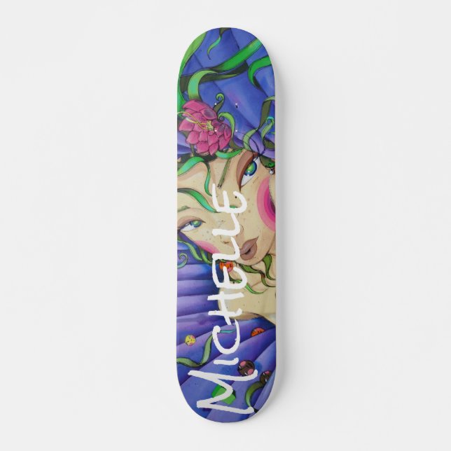 Skateboard de arte mural personalizado (Anverso )