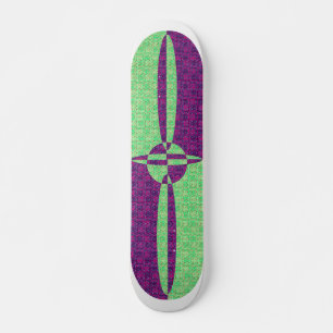 Skateboard de arte pop