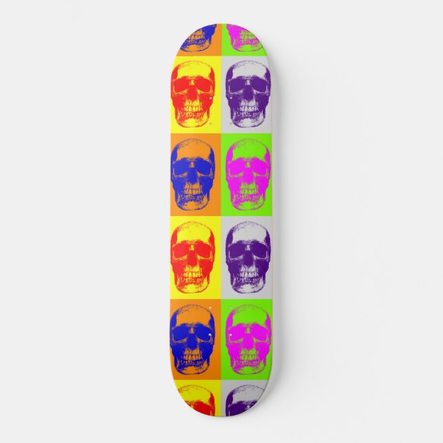 Skateboard de arte pop (Anverso)