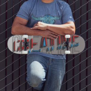 Skateboard de Arte Retro Audaz, Moderno y Único