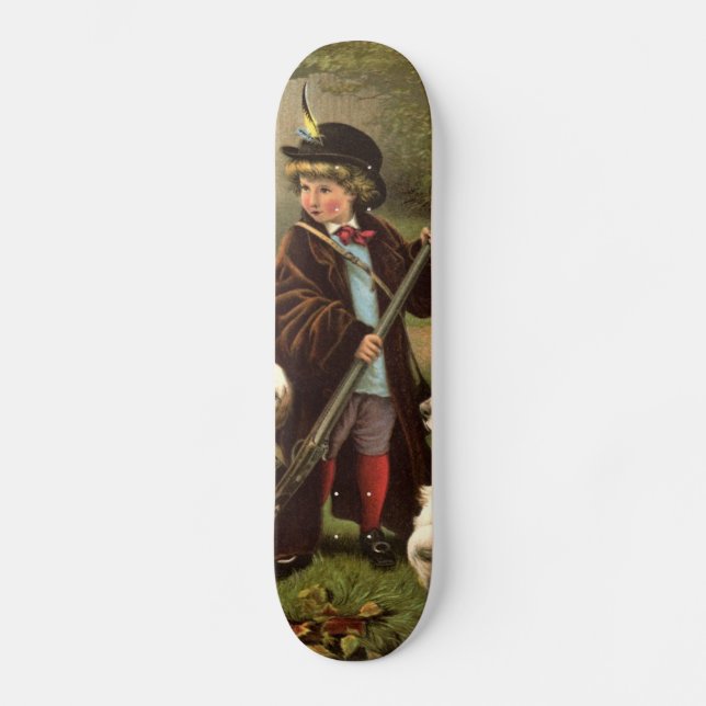Skateboard de arte vintage (Anverso)