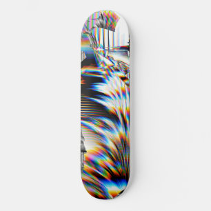 Skateboard de ataque arco iris