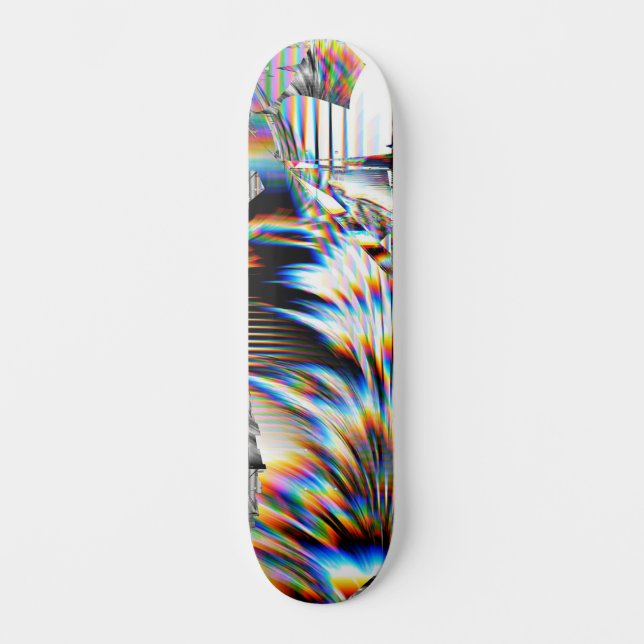 Skateboard de ataque arco iris (Anverso)