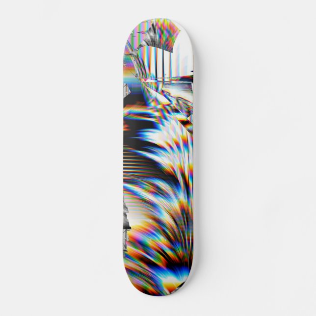 Skateboard de ataque arco iris (Anverso)