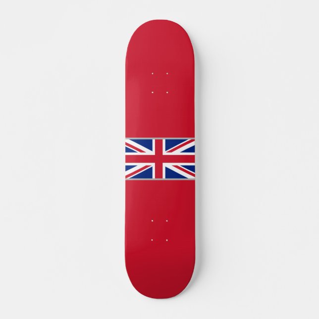 Skateboard de bandera del Reino Unido (Anverso )
