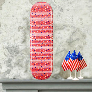 Skateboard de Bandera Stars