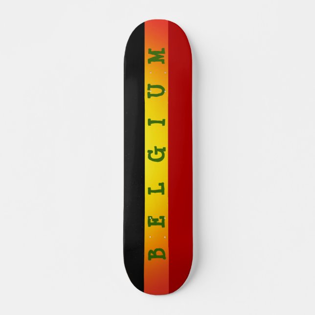 Skateboard de Bélgica (Anverso )