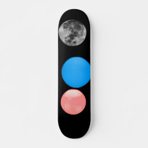 Skateboard de bolas coloridas