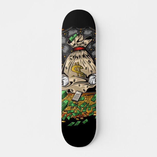 Skateboard de Bolsa de Dinero (Anverso )