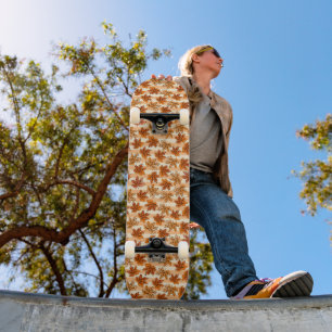 Skateboard de brisa otoñal