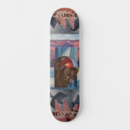 Skateboard de búfalo