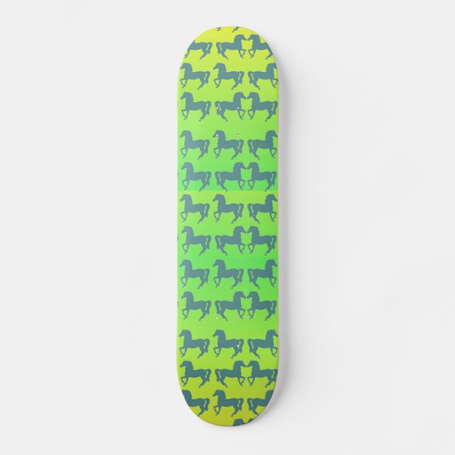 Skateboard de caballos (Anverso)