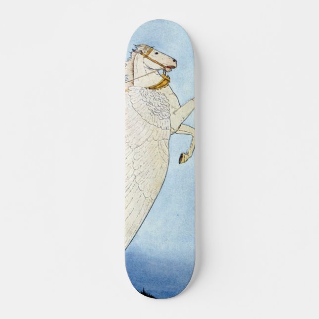 Skateboard de caballos alados (Anverso )