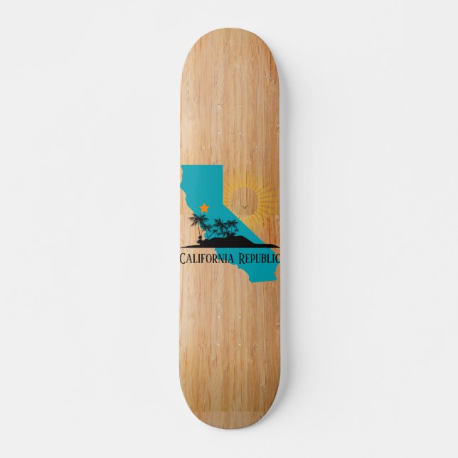 Skateboard de California Republic (Anverso )