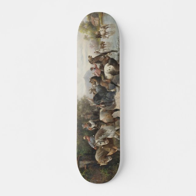 Skateboard De camino a la Feria del Caballo (Anverso )