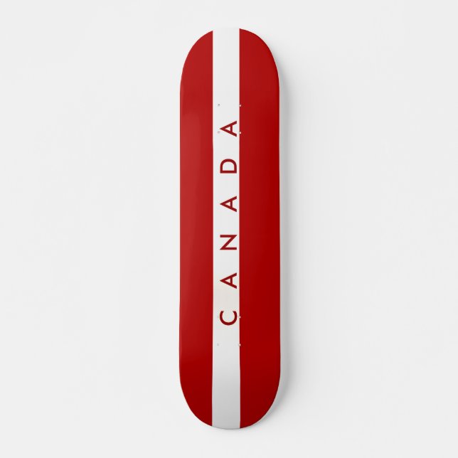 Skateboard de Canadá (Anverso )