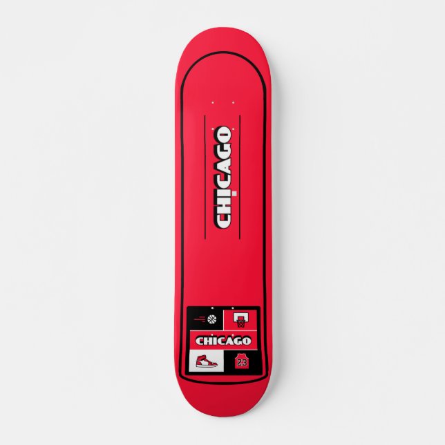 Skateboard de Chicago - Skateboards Chicago (Anverso )