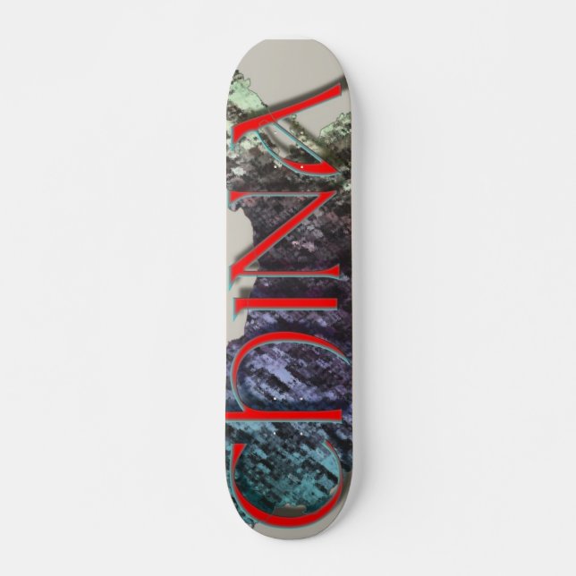 Skateboard de China (Anverso )