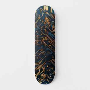 Skateboard de circuito electrónico