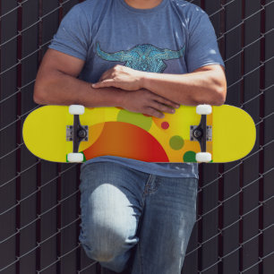 Skateboard de CÍRCULOS ABSTRACTOS