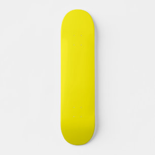 Skateboard de color amarillo claro