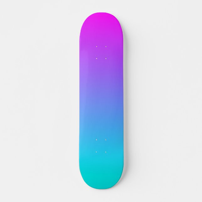 Skateboard de colores abstractos (Anverso )