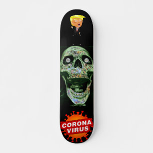 Skateboard de cráneo gritando