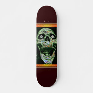 Skateboard de cráneo gritando