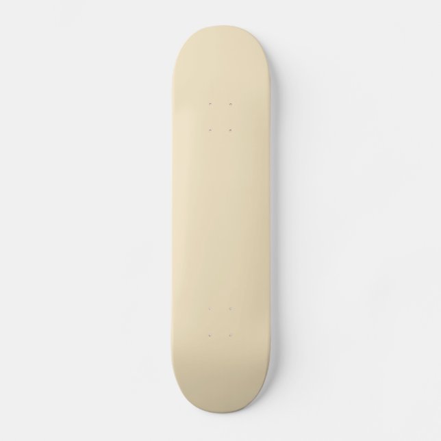 Skateboard de crema sólida (Anverso)