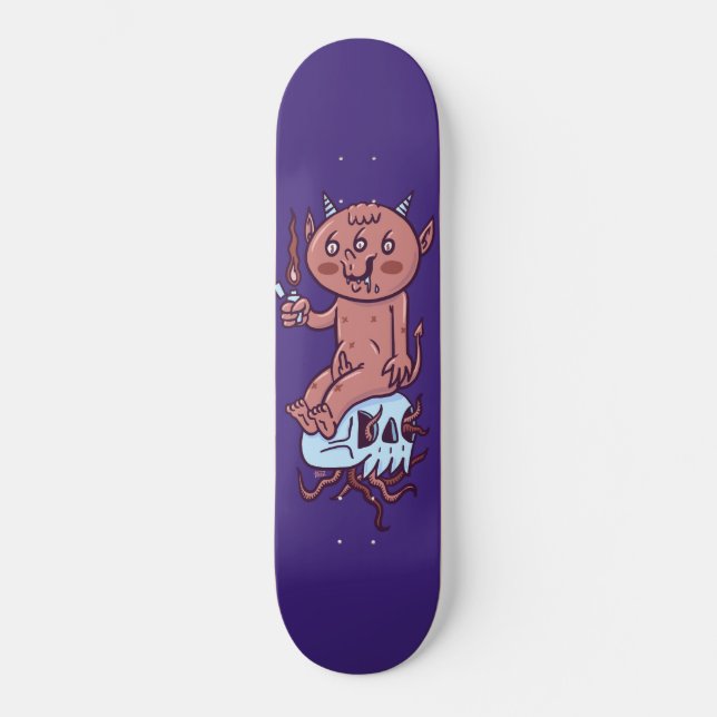Skateboard de Demon de Fuego 8.0 (Anverso)