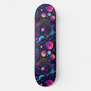 Skateboard de diseño Astrológico Retro 80 único