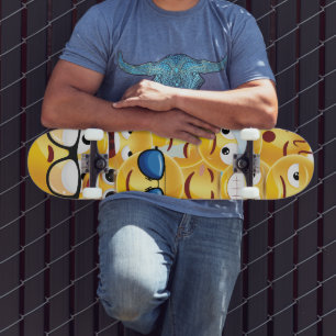Skateboard de diseño de emoji
