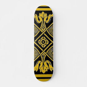 Skateboard de diseño floral