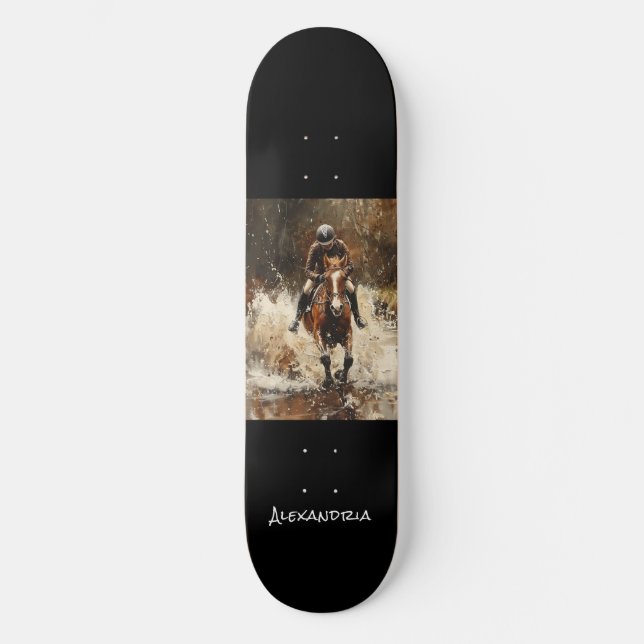 Skateboard de diseño único personalizado para aman (Anverso)