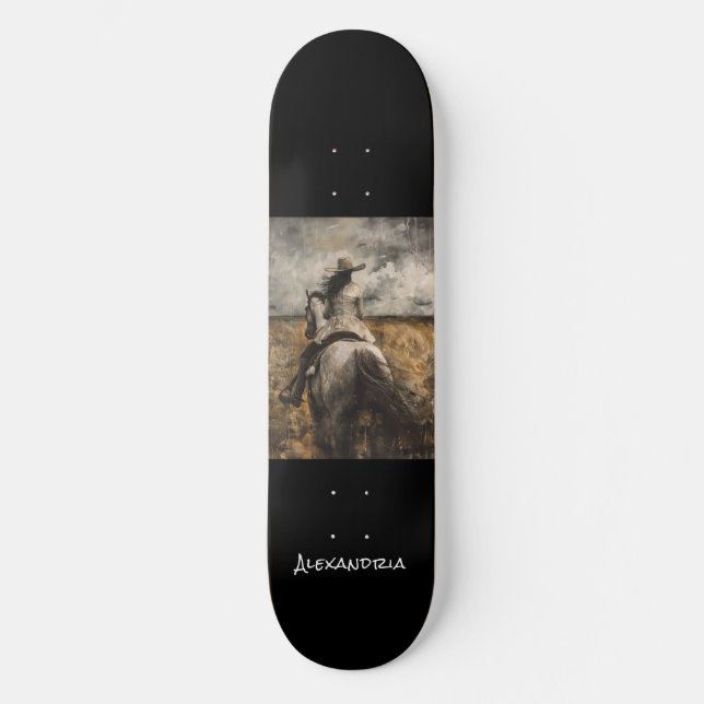 Skateboard de diseño único personalizado para aman (Anverso)