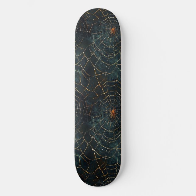 Skateboard de diseño web de Guay Black and Gold Sp (Anverso)