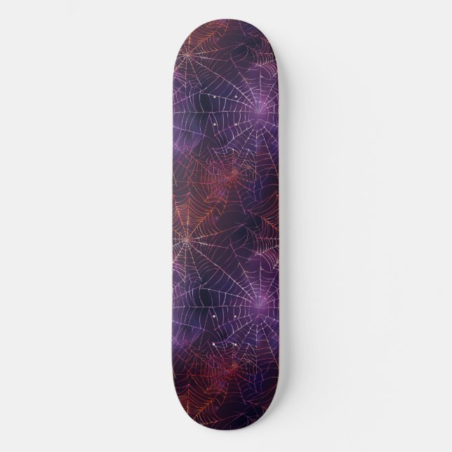 Skateboard de diseño web Guay Black Purple Red Spi (Anverso)